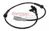 Sensor ABS, rueda delantera 0900137 METZGER