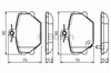 Pastillas delanteras de freno Smart FORTWO