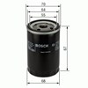 Filtro de aceite motor 0986452058 BOSCH