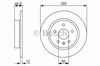 Disco de freno, eje trasero 0986479645 BOSCH