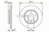 Disco de freno, eje trasero 0986479S06 BOSCH