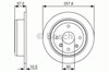 Disco de freno, eje trasero 0986479S08 BOSCH