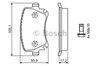 Pastillas de freno traseras 0986494062 BOSCH