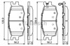 Pastillas freno delanteras 0986494139 BOSCH