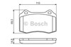 Pastillas de freno traseras 0986494393 BOSCH