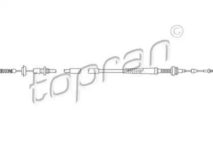 Silga de acelerador 109853 Hans Pries (Topran)