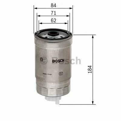 N4187 filtro-box de combustible 1457434187