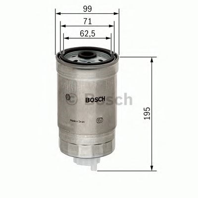 N4402 filtro-box de combustible 1457434402