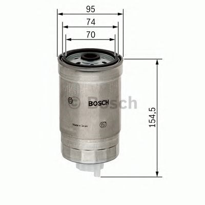 N4451 filtro-box de combustible 1457434451