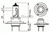 Lámpara halógena 1987302471 BOSCH