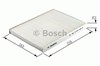 Filtro de cabina 1987432072 BOSCH