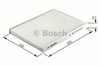 Filtro de polen 1987432194 BOSCH