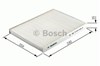 Filtro de cabina 1987432304 BOSCH