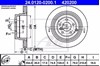 Disco de freno, eje trasero 24012002001 ATE