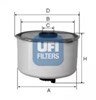 Filtro diesel 2445400 UFI