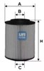 Filtro de aceite motor 2505000 UFI