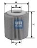 Filtro de aceite 2505600 UFI