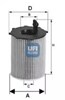 Filtro de aceite motor 2508400 UFI