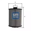 Filtro de aceite motor 2508900 UFI