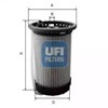 Filtro de combustible 2606500 UFI