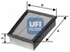 Filtro de aire de motor 3055700 UFI