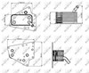 Radiador de aceite, bajo de filtro 31258 NRF