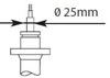 Amortiguador strut delantero 335827 KAYABA