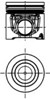Pistón para cilindro 40510600 KOLBENSCHMIDT