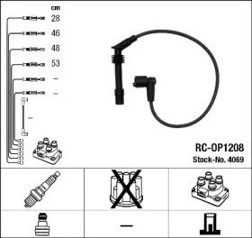 Juego de cables rc-op1208 4069