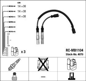 Juego de cables rc-mb1104 4070