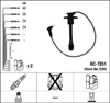 Cables de alta tensión, juego 5355 NGK