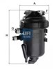 Caja del filtro de combustible 5515200 UFI
