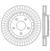 Disco de freno delantero 562578JC BENDIX