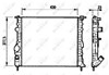 Radiador del motor 58192 NRF