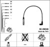 Cables de alta tensión, juego 7015 NGK