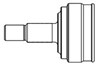 Junta homocinética exterior delantera 812023 GSP