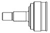 Junta homocinética exterior delantera 850079 GSP