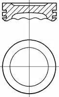 Pistón completo para 1 cilindro, STD 8726980000 Nural