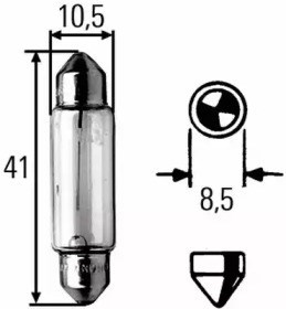 Bombilla 8GM002091121 HELLA