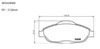 Pastillas delanteras de freno ABP4357 AUTOMOTOR FRANCE