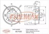 Tambor de freno trasero BD7020 FREMAX