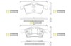 Pastillas de freno traseras BDS253 STARLINE