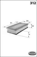 Filtro de aire panel ELP9046
