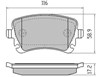 Pastillas de freno traseras FBP1368 FREMAX