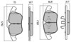 Pastillas delanteras FBP1496 FREMAX