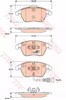 Pastillas delanteras GDB1807 TRW