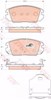 Pastillas delanteras GDB3409 TRW