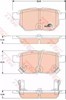 Pastillas de freno traseras GDB3454 TRW