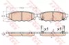 Pastillas de freno traseras GDB3568 TRW