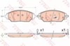 Pastillas freno delanteras GDB3579 TRW